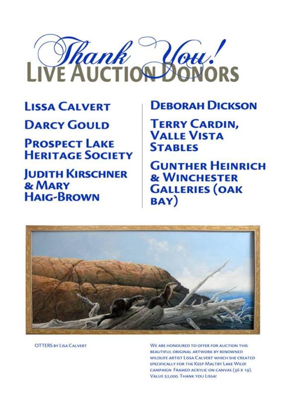live auction thanks